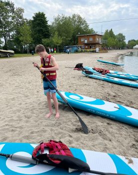 Spaß am und im Wasser- die ersten Wassersporttage der Herman-Nohl-Schule am Alfsee in Rieste